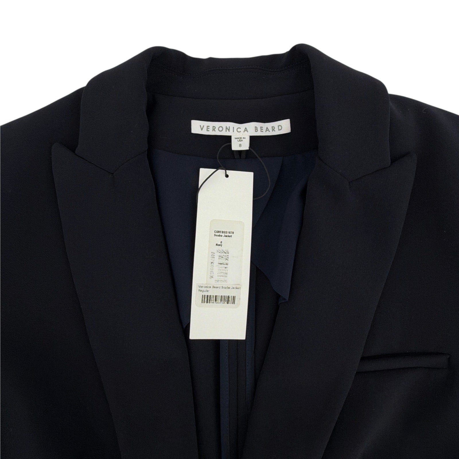 VERONICA BEARD Scuba Dickey Jacket in Navy 8 Veronica Beard