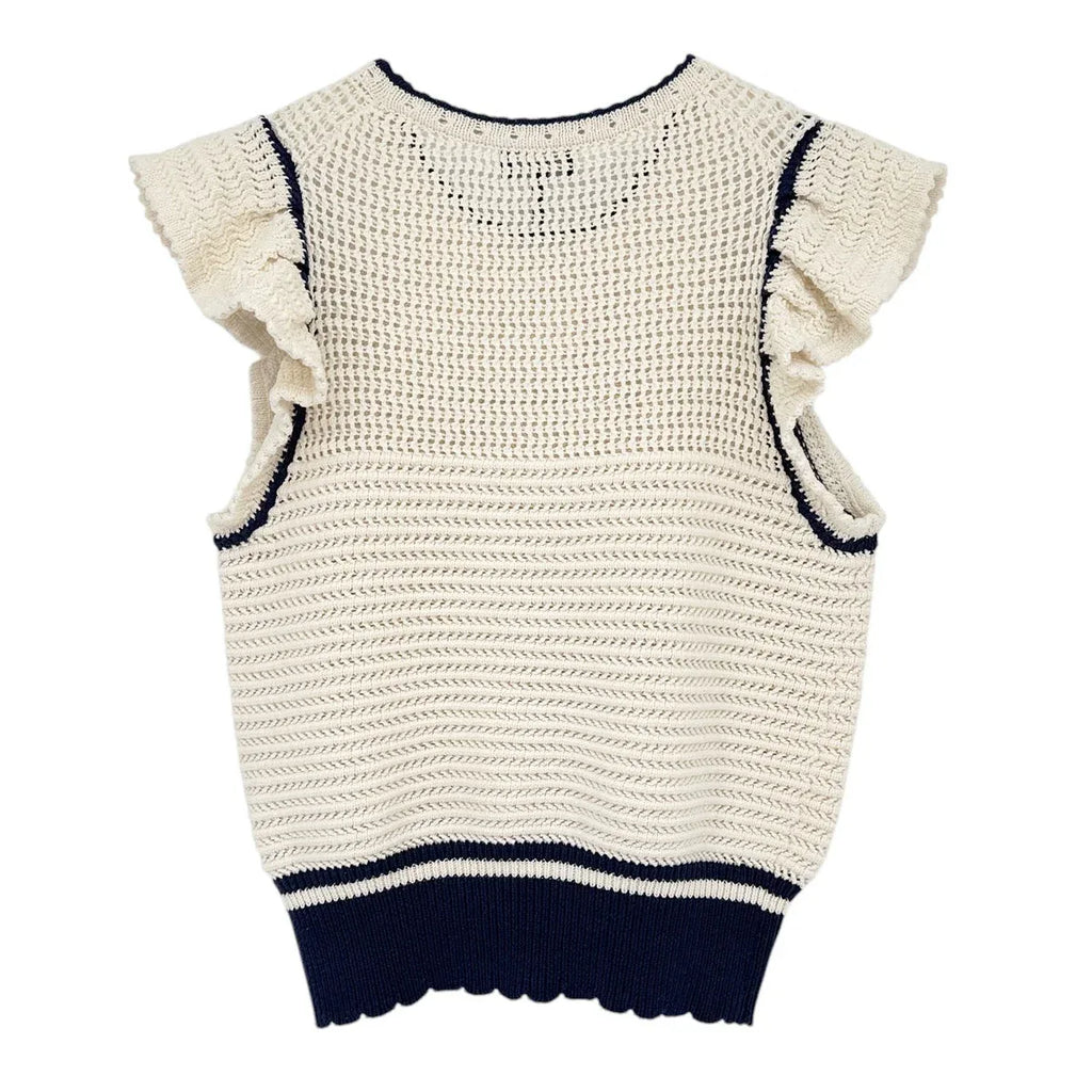ME+EM Sweater Vest with Ruffles M - flyKAMP
