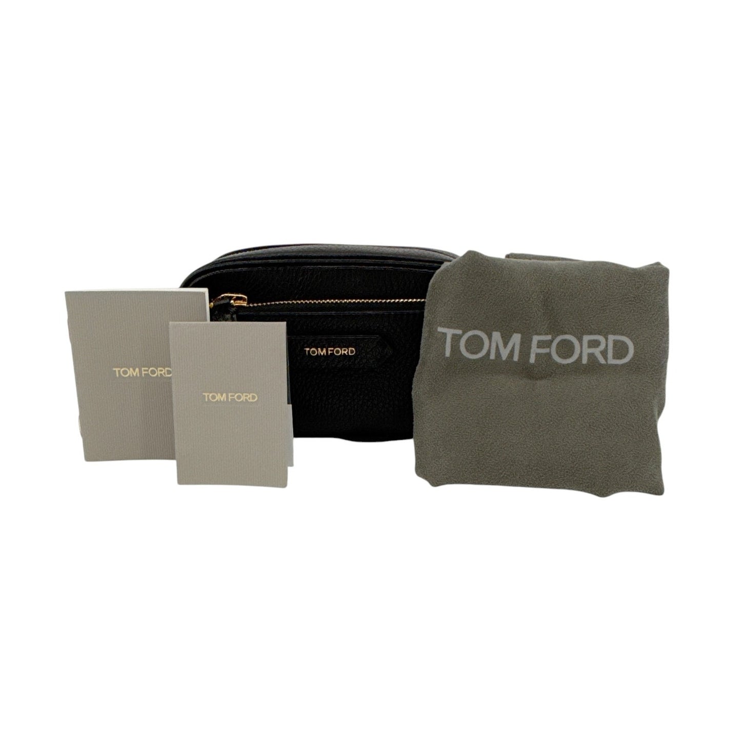 TOM FORD Grained Leather Small Cosmetics Case