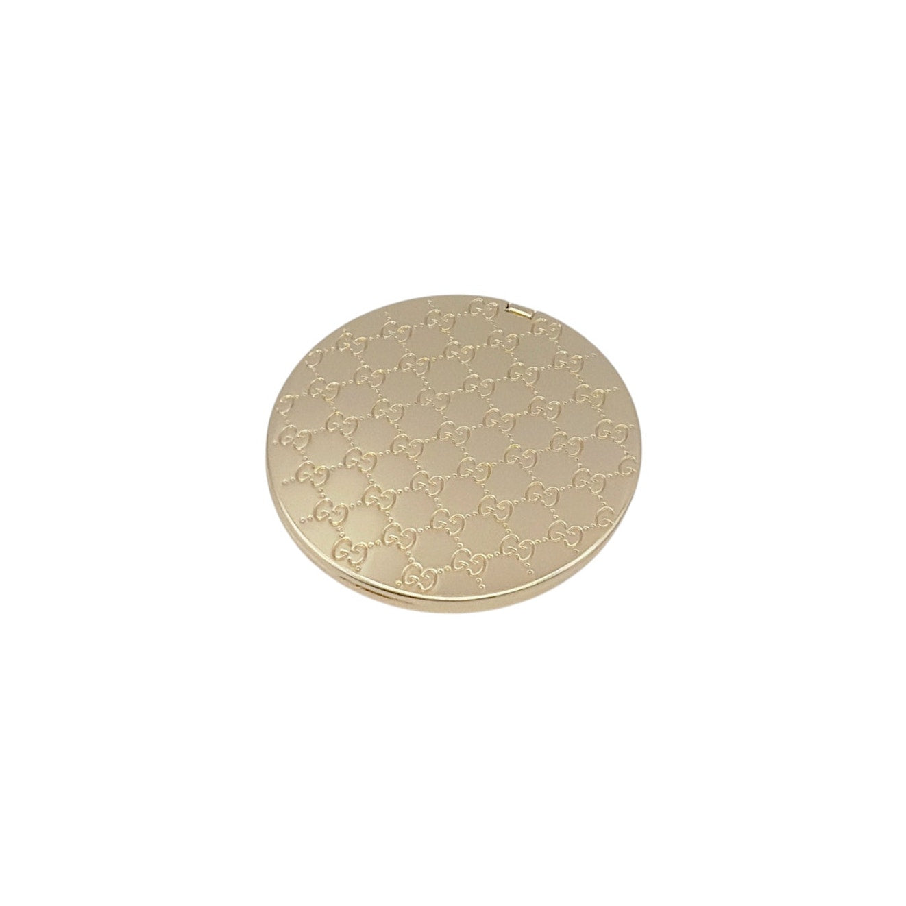 GUCCI Parfums GG Embossed Compact Double-Sided Mirror in Gold Gucci