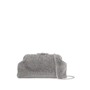 REISS Adaline Crystal Clutch Bag