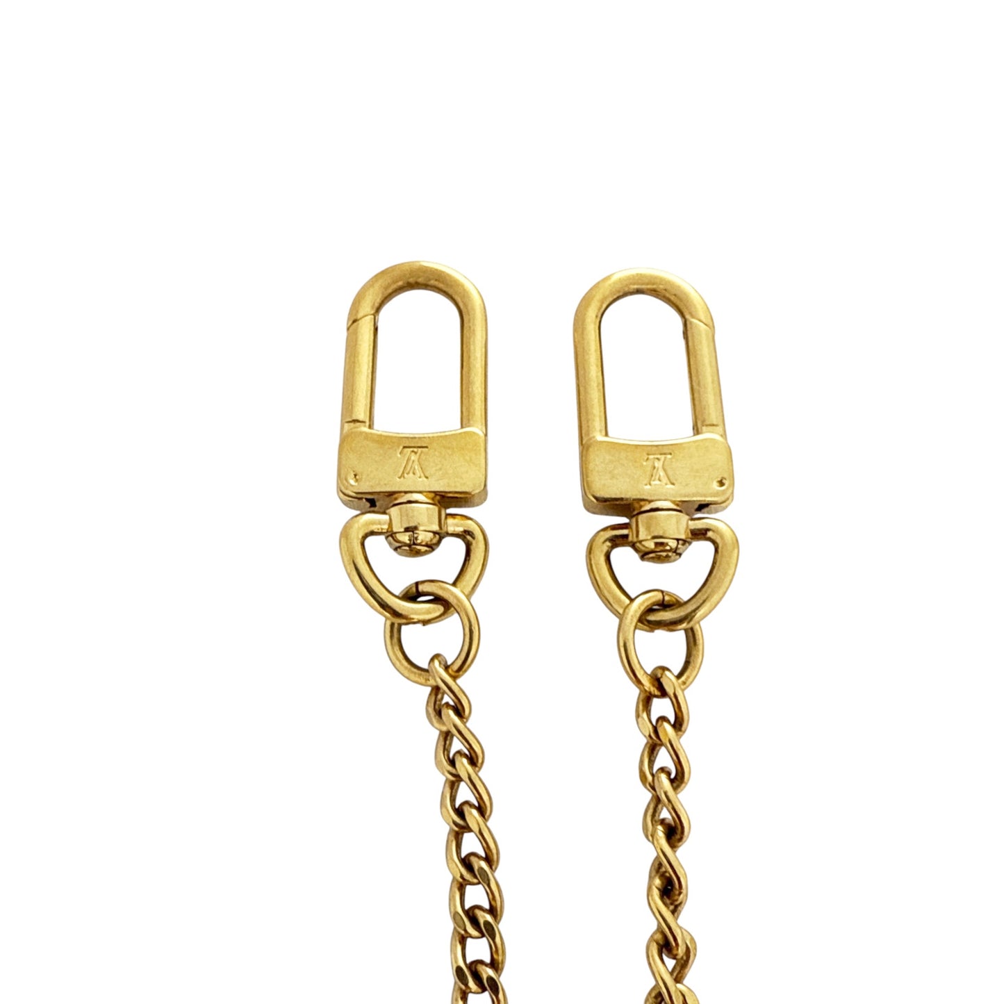LOUIS VUITTON Chain Strap in Gold