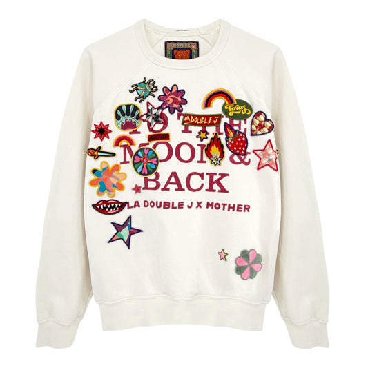 La DOUBLEJ x MOTHER The Biggie Concert Whisper White Patch It Up