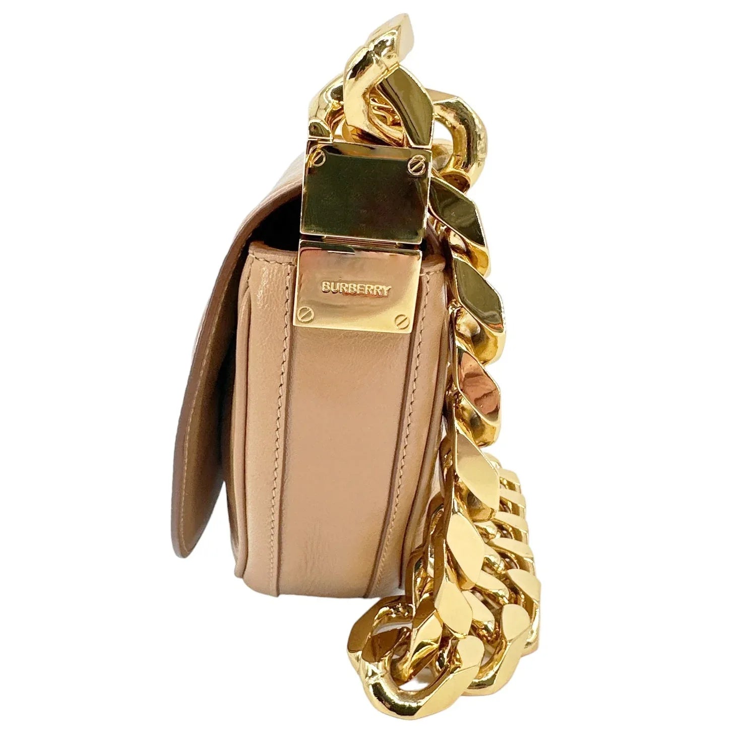 BURBERRY Small Soft Olympia Bag in Modern Beige - flyKAMP