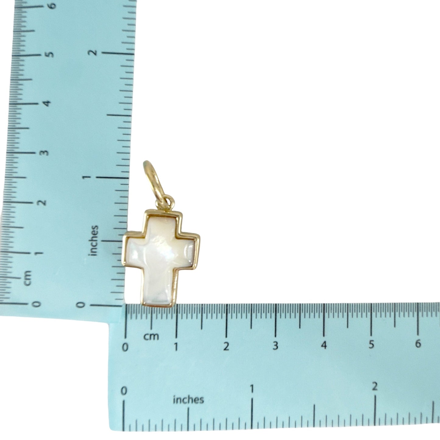 SILPADA Be Hopeful Silver with Gold Plating Mother of Pearl Charm