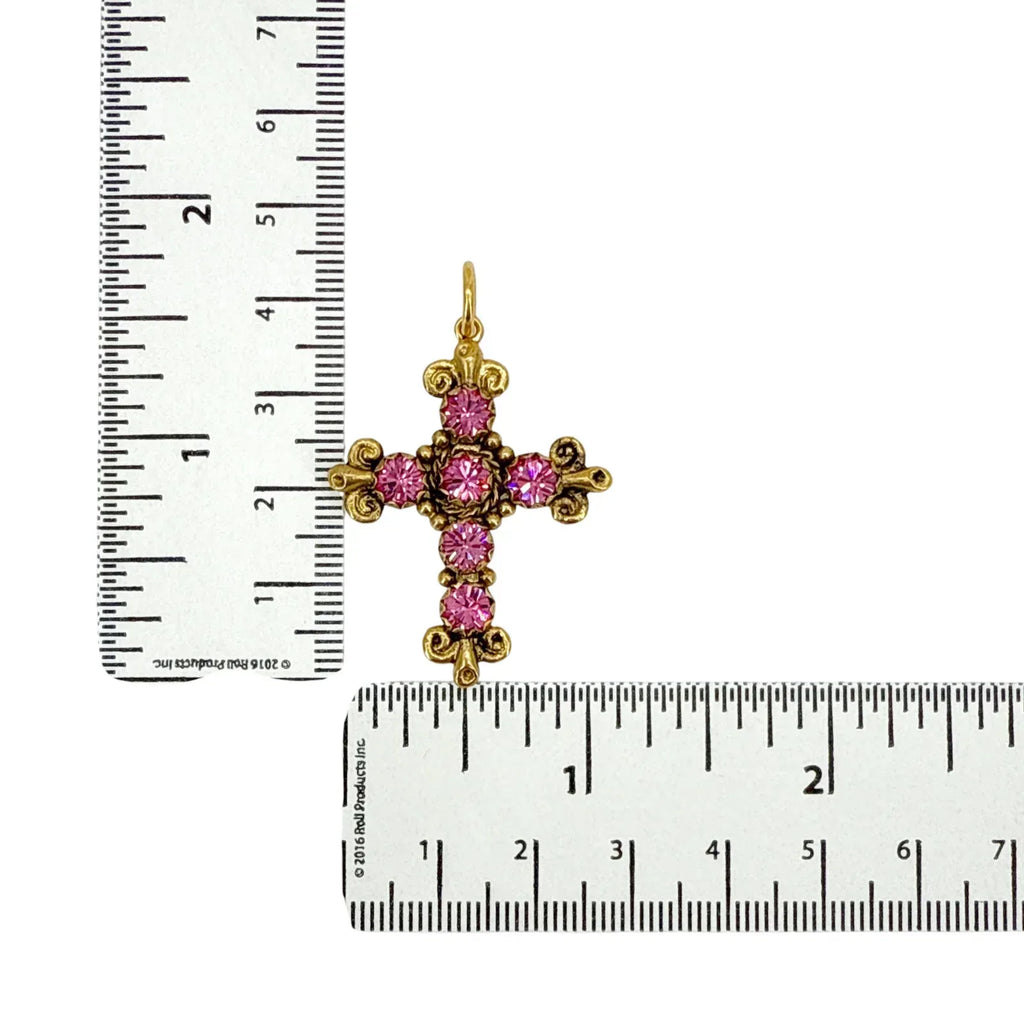 VIRGINS SAINTS & ANGELS VSA Addie Charm Pink & Gold - flyKAMP