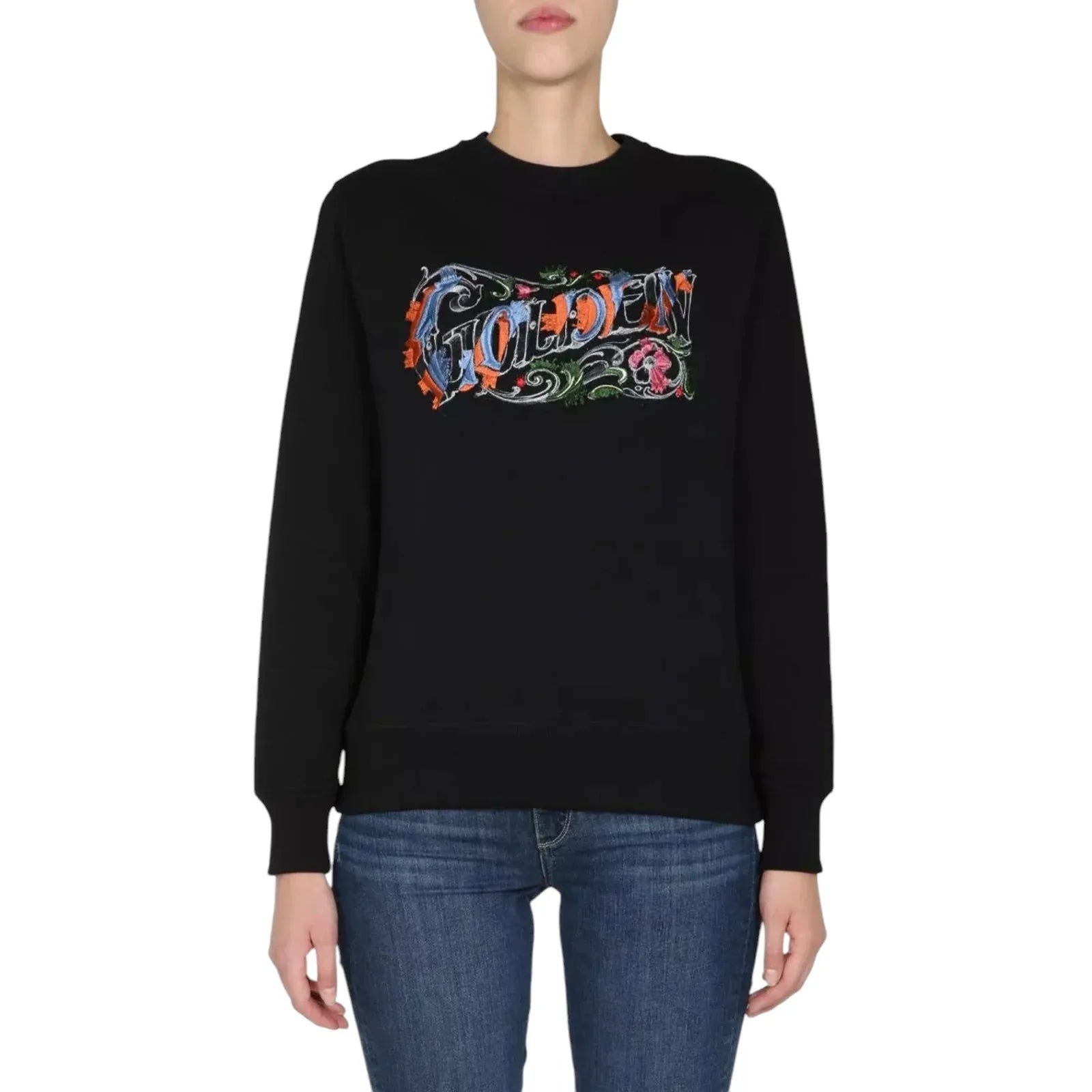 GOLDEN GOOSE Embroidered Logo Sweatshirt S - flyKAMP