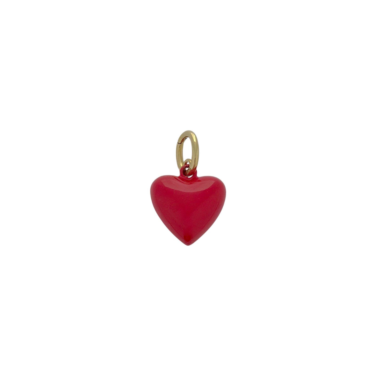 ROXANNE ASSOULIN The Mini Puffy Heart Charm in Red Roxanne Assoulin