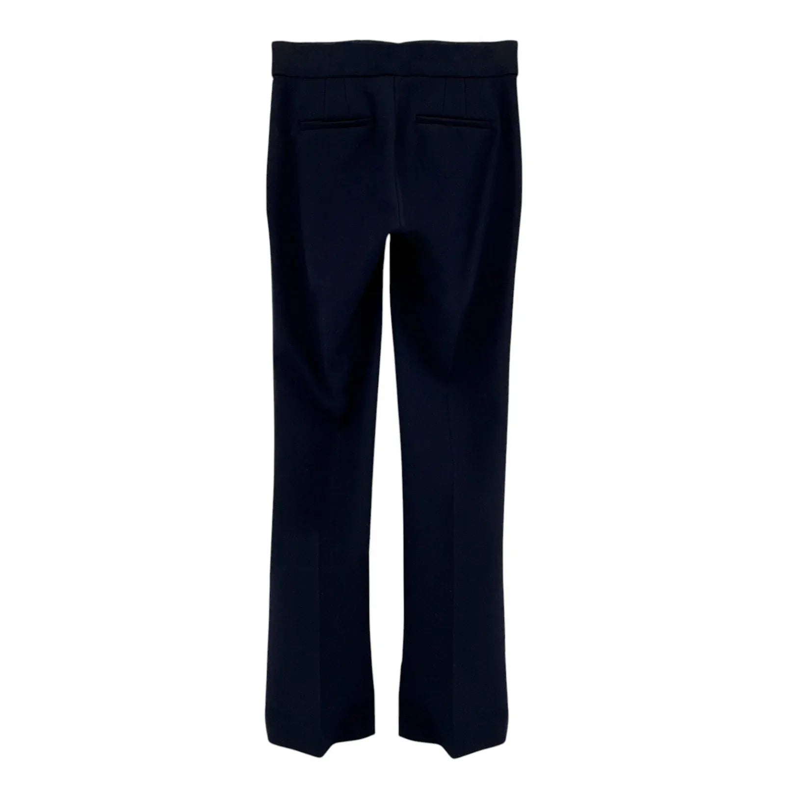J.CREW 365 Edie Full Length Trouser in Four Season Stretch Wool Navy 00 - flyKAMP