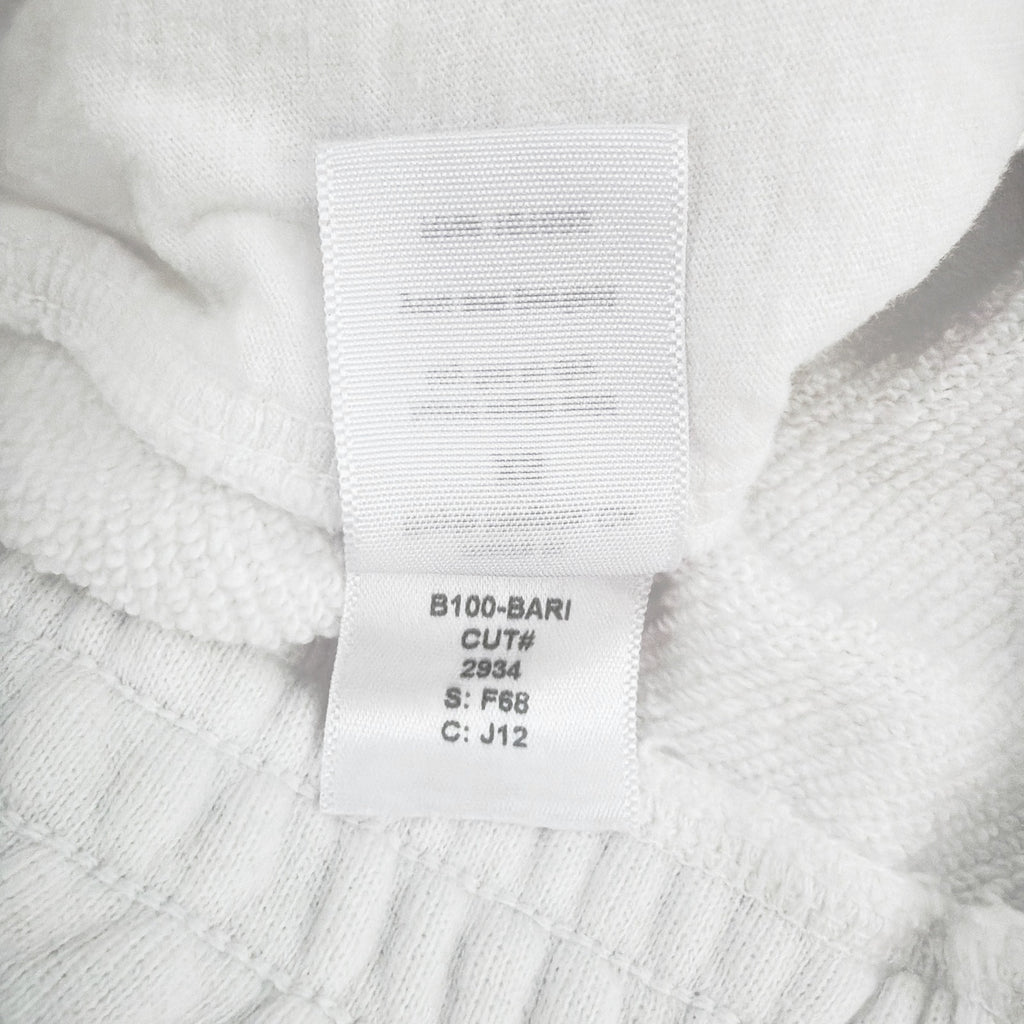 PERFECTWHITETEE Bari French Terry Sweat Short in White XS perfectwhitetee