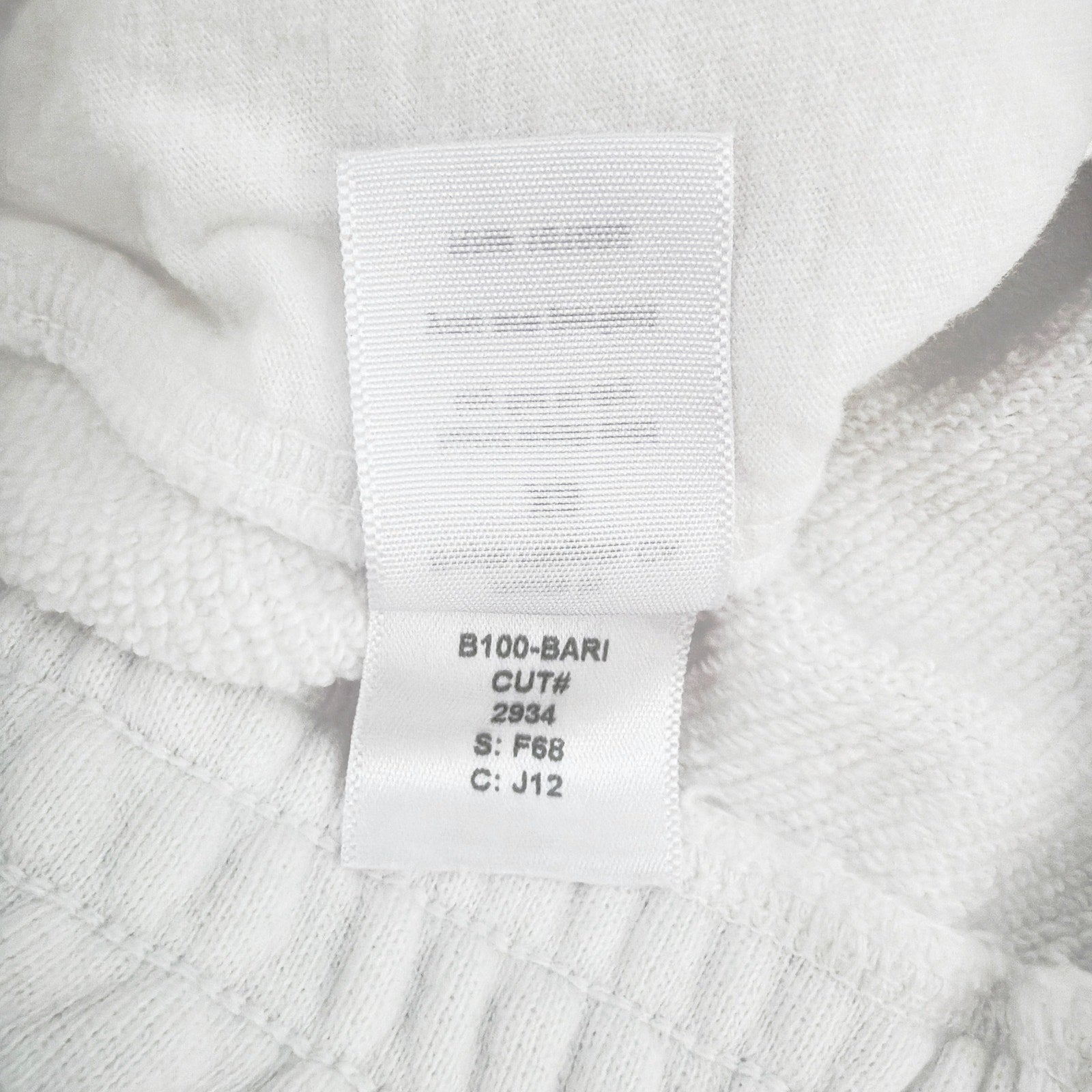 PERFECTWHITETEE Bari French Terry Sweat Short in White XS perfectwhitetee