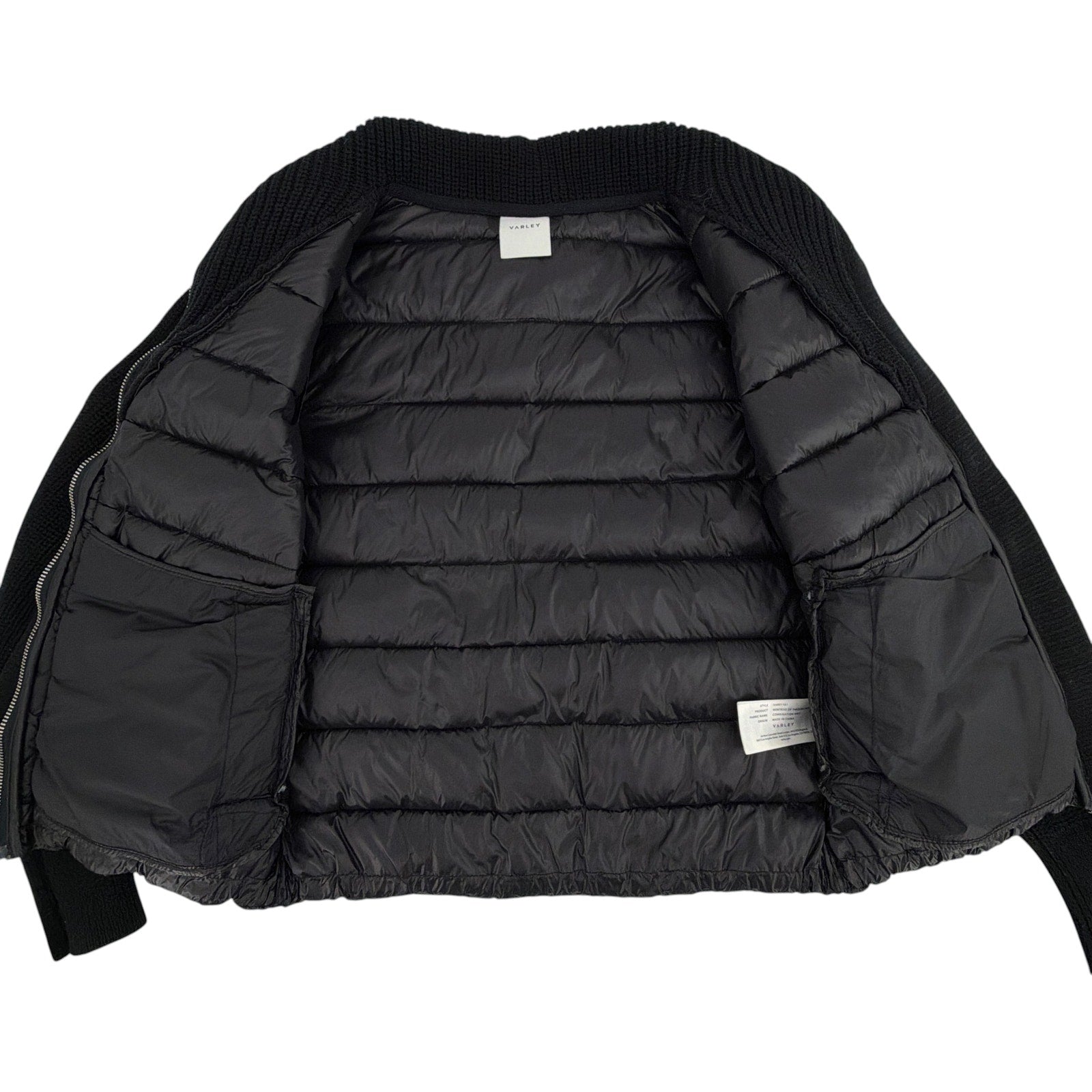 VARLEY Montrose Zip Through Jacket in Black XS Varley