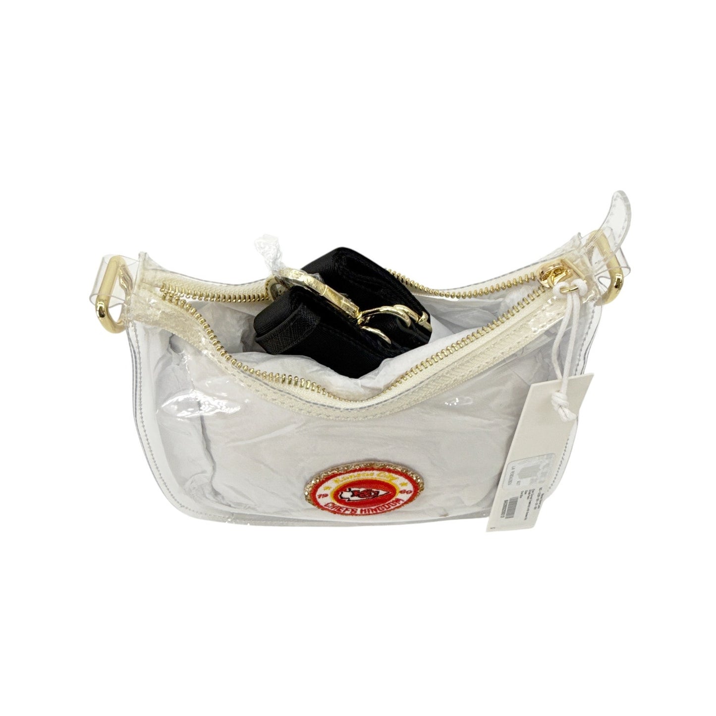 STONEY CLOVER LANE Kansas City Chiefs Clear Crossbody Bag