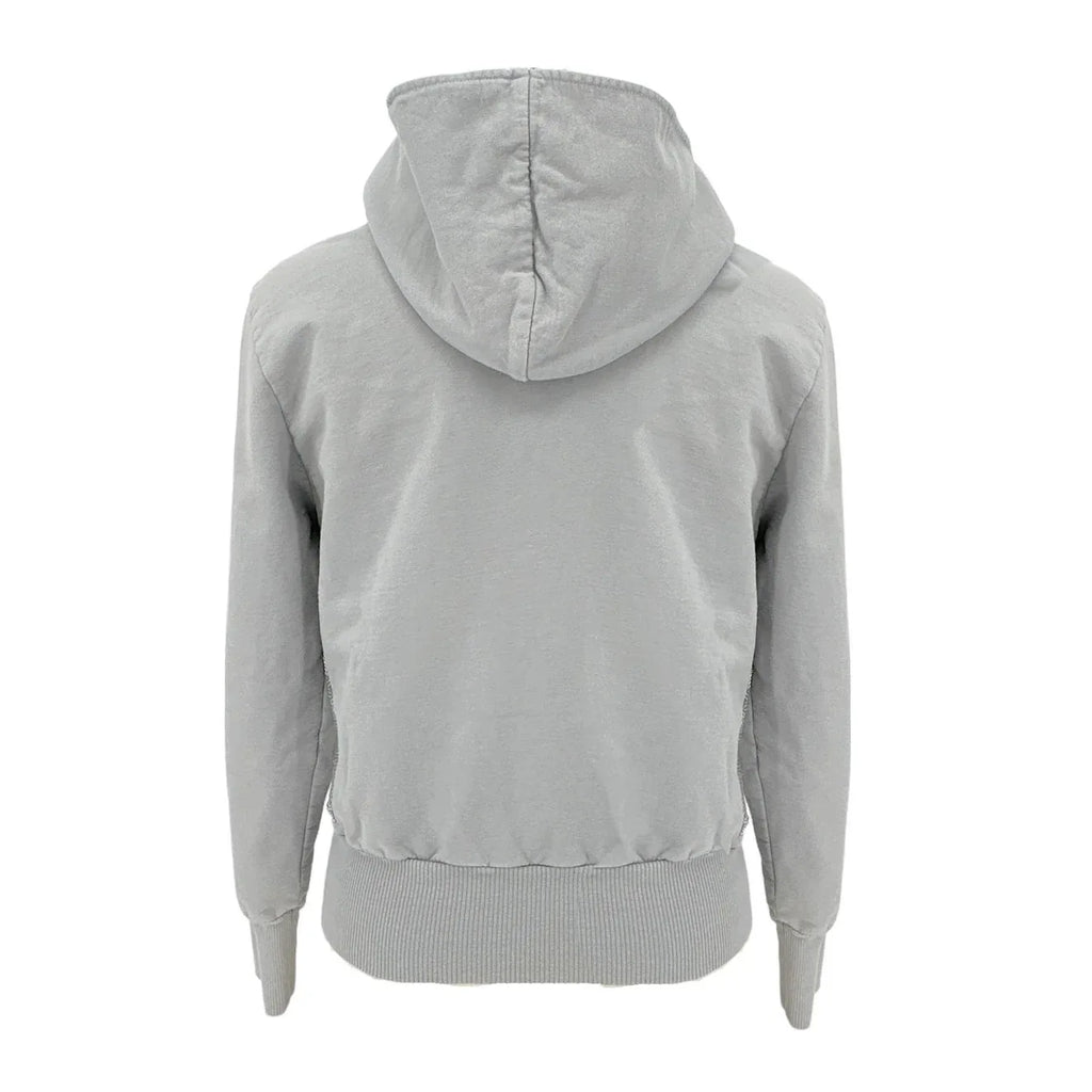 PRIMP Sequin Zip Hoodie in Grey & Silver S - flyKAMP