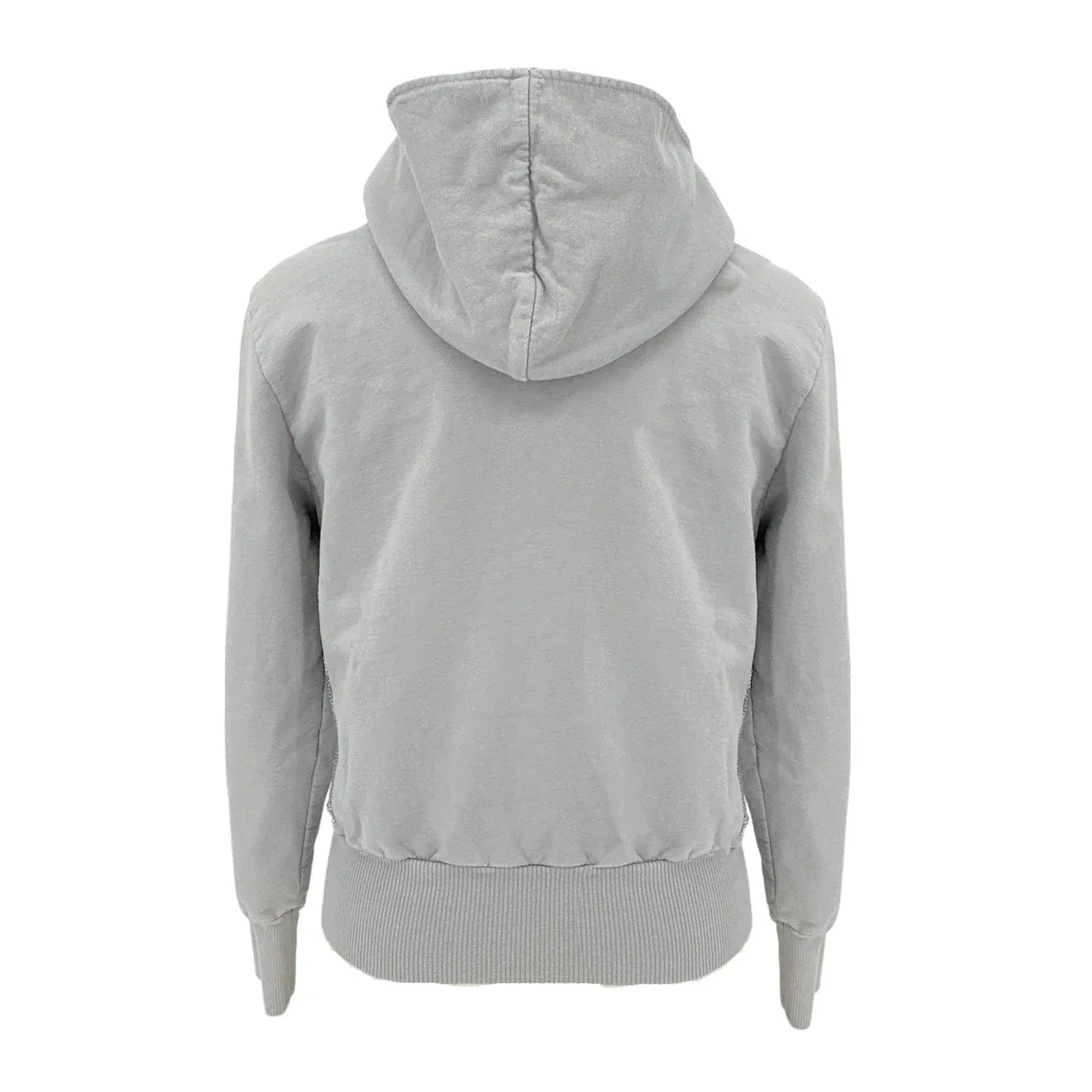 PRIMP Sequin Zip Hoodie in Grey & Silver S - flyKAMP