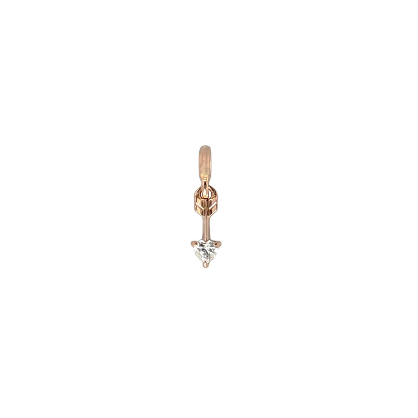 PANDORA ME Arrow of Love Mini Dangle Charm 14K Rose Gold Plating