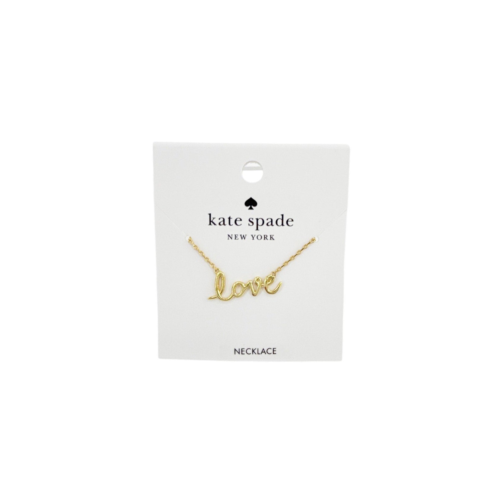 KATE SPADE New York Say Yes Love Pendant in Gold Kate Spade New York