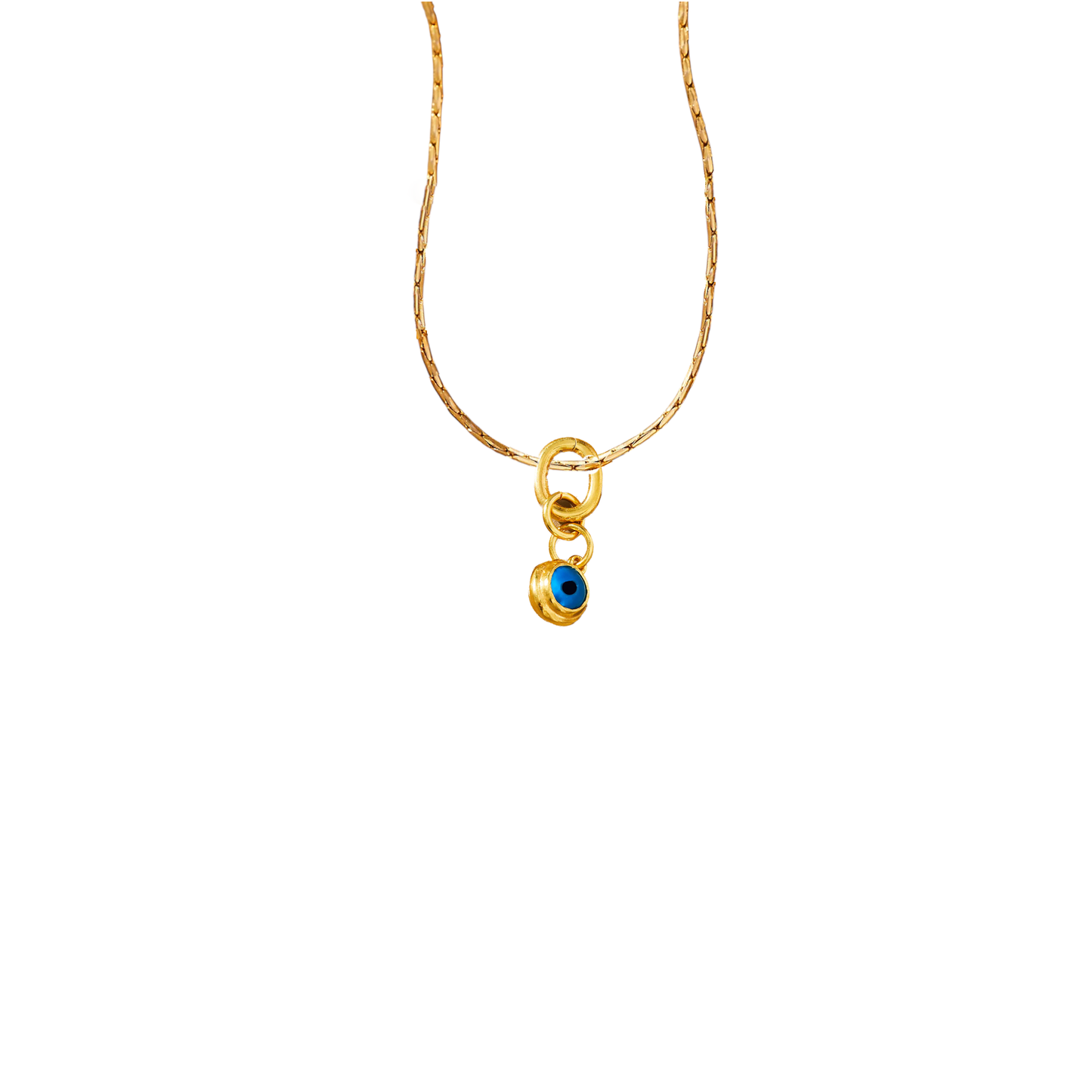 MAISON IREM x ANTHROPOLOGIE Pendant Charm Evil Eye in Blue