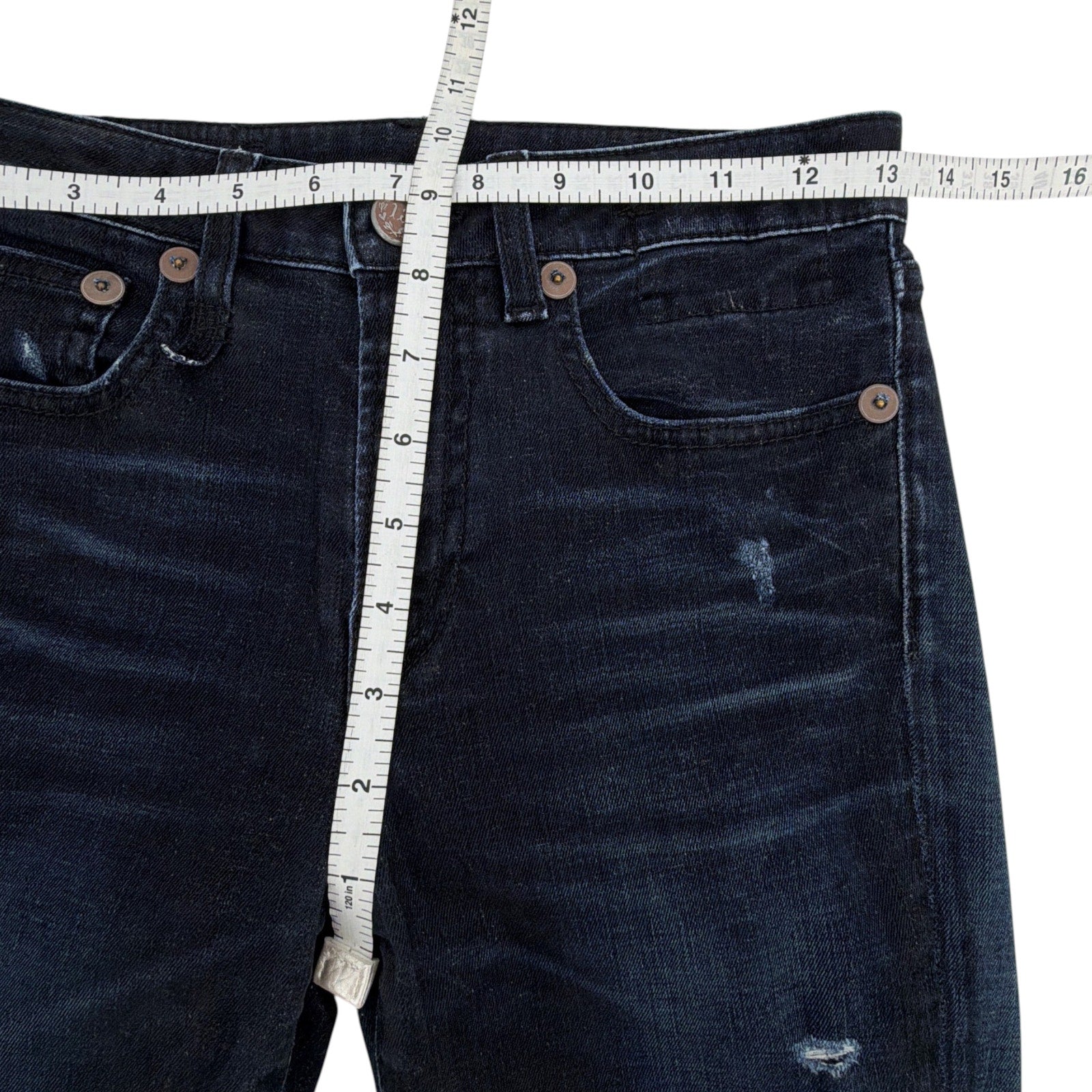 R13 Kick Fit Jeans in Black Velvet 25 R13