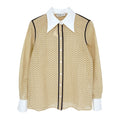 TORY BURCH Honeycomb Eyelet Shirt 6|S - flyKAMP