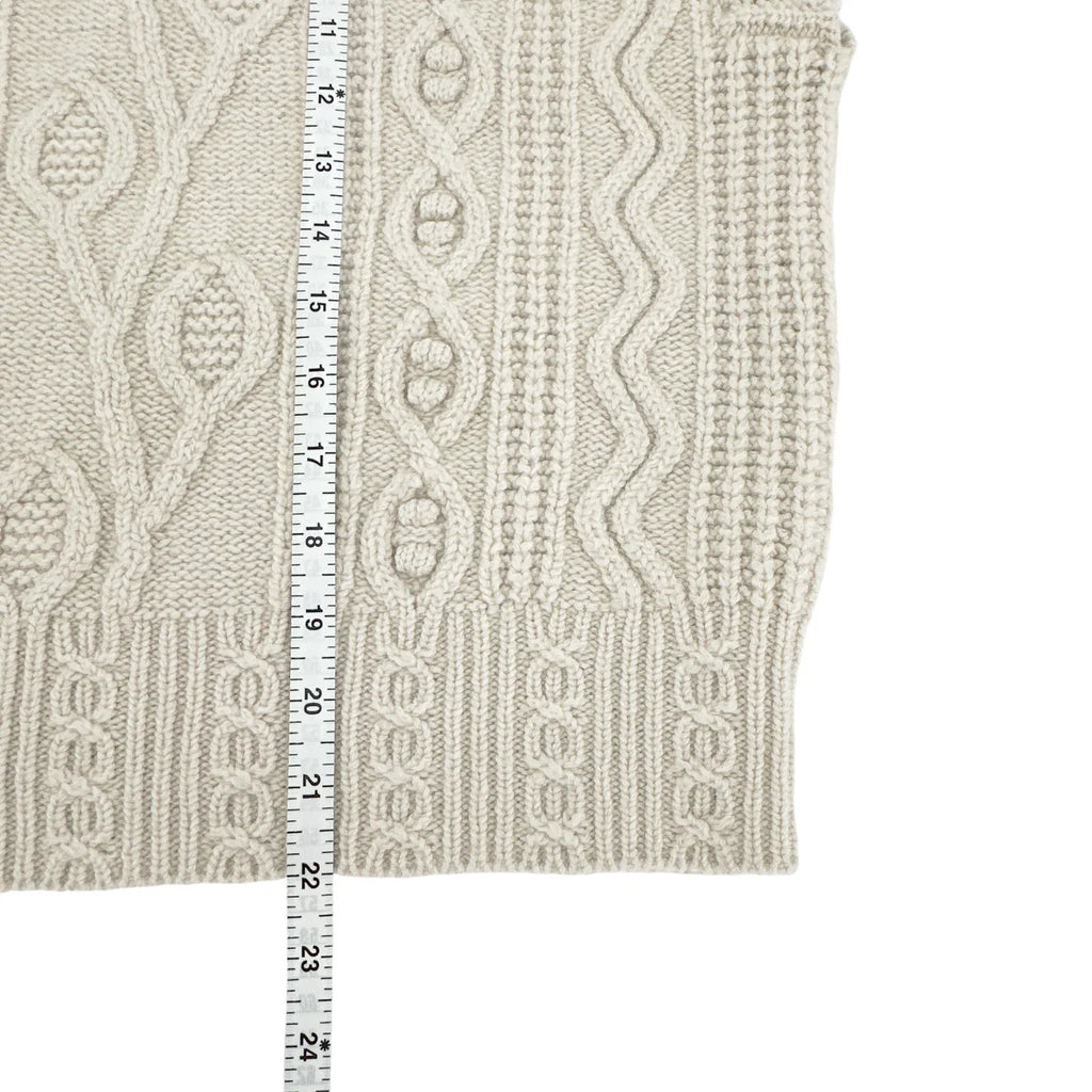 SANDRO Moise Cable Knit Vest XS - flyKAMP