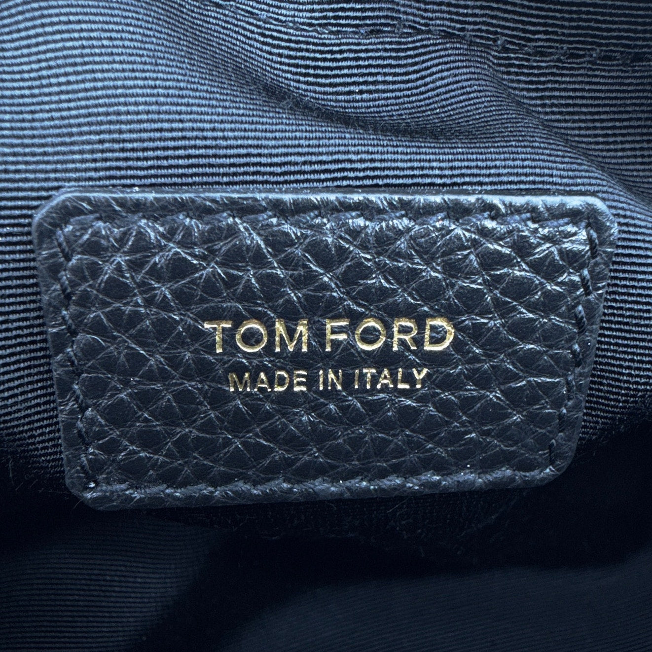 TOM FORD Grained Leather Small Cosmetics Case