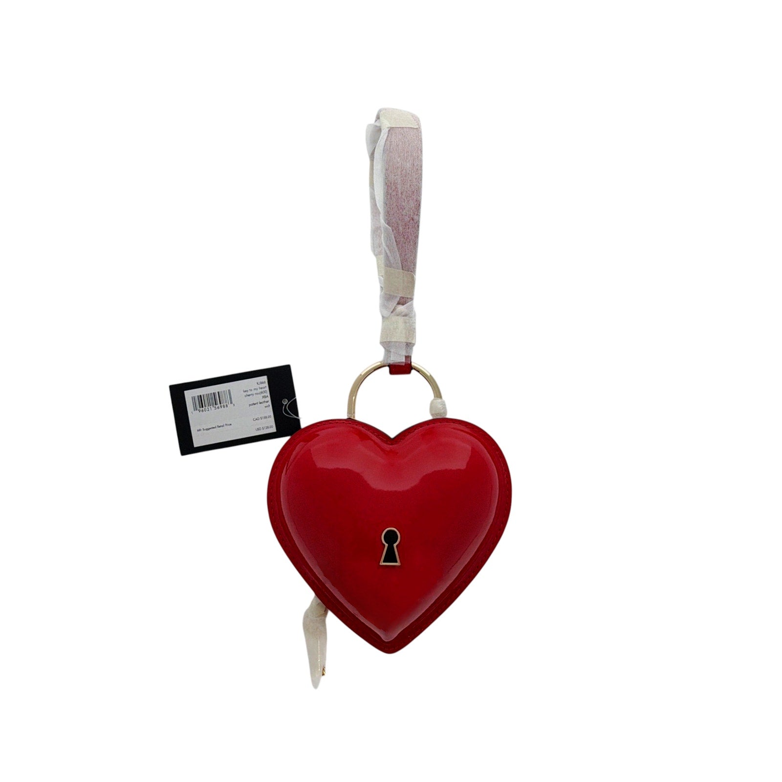 KATE SPADE New York Key to My Heart Wristlet in Cherry Rouge Kate Spade