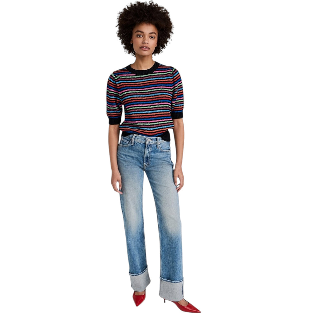 MOTHER The Powder Puff Sweater in Lite Bright L Mother
