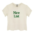 DAYDREAMER Nice List Vintage Tee in Dirty White M - flyKAMP