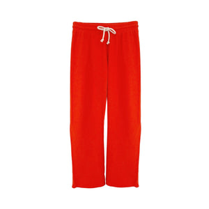 PERFECTWHITETEE Jamaica Beach Fleece Sweatpants in Tomato S
