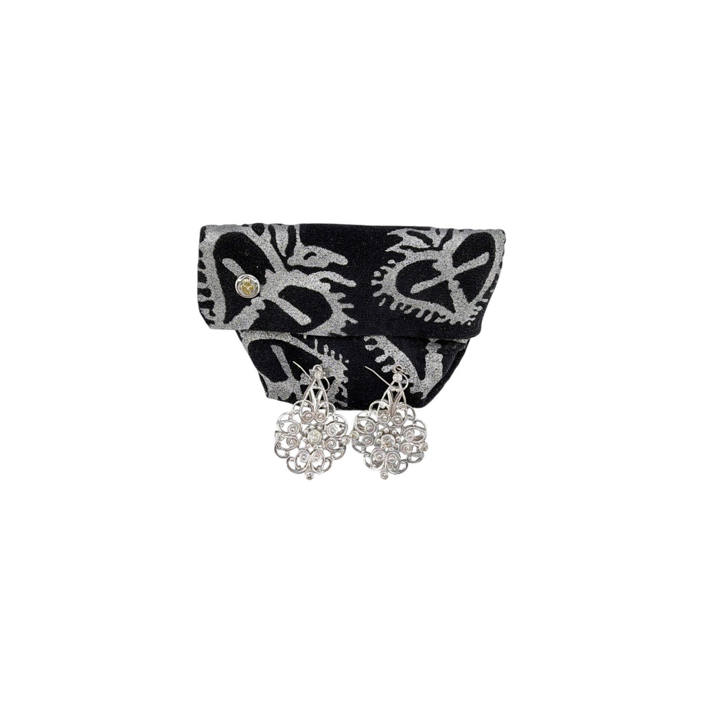 VIRGINS SAINTS & ANGELS VSA Snow White Flower Drop Earrings Once Upon a Time Virgins Saints & Angels