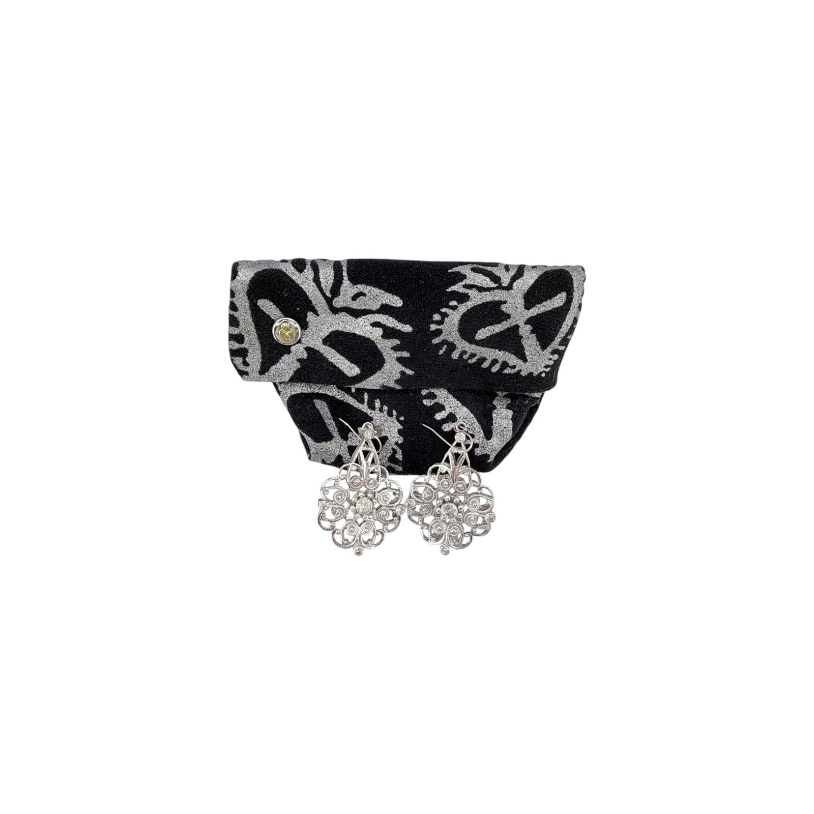 VIRGINS SAINTS & ANGELS VSA Snow White Flower Drop Earrings Once Upon a Time Virgins Saints & Angels
