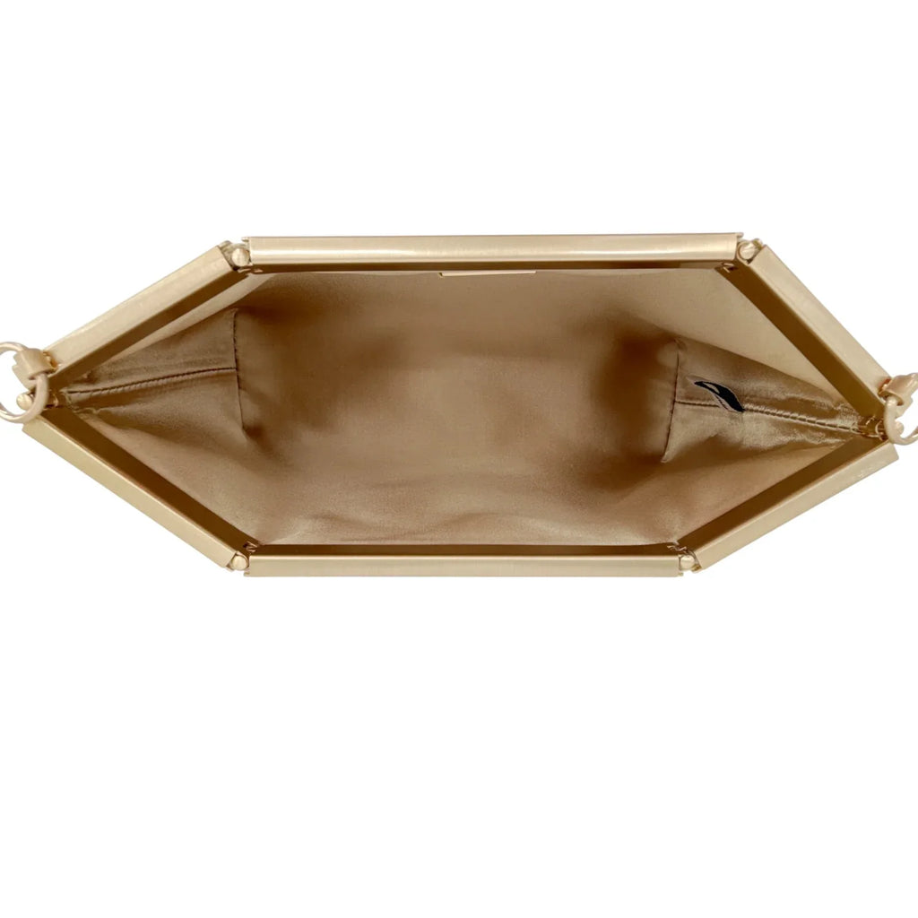 CULT GAIA Felice Clutch Bag in Sand Dollar - flyKAMP