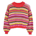 FARM RIO Fruit Dream Crochet Sweater XS - flyKAMP