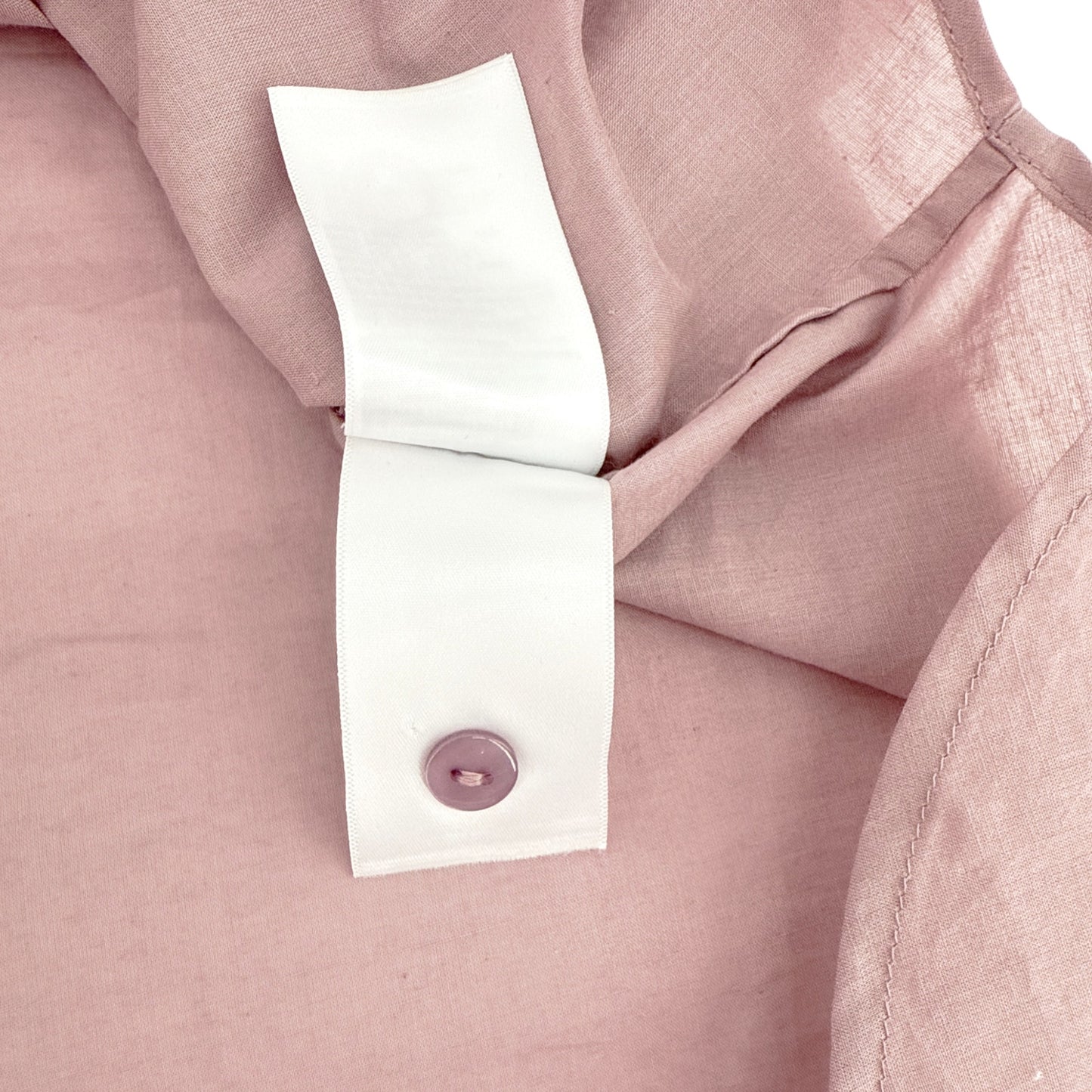 FARM RIO Pleated Yoke Blouse Light Pink S