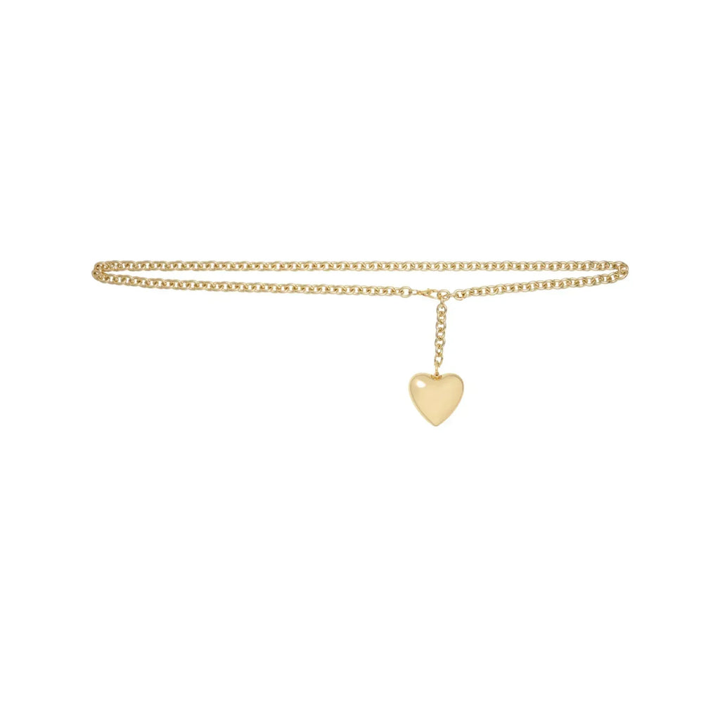 ROXANNE ASSOULIN The Cable Chain Belt in Gold - flyKAMP