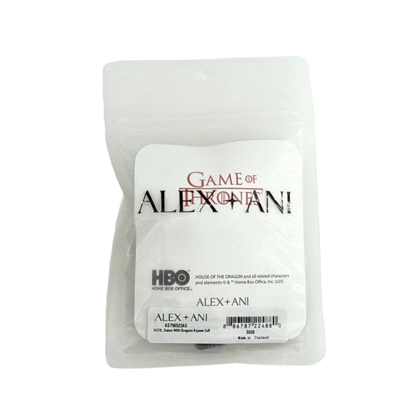 ALEX+ANI House of the Dragon™ Cuff Bracelet in Antiqued Gold