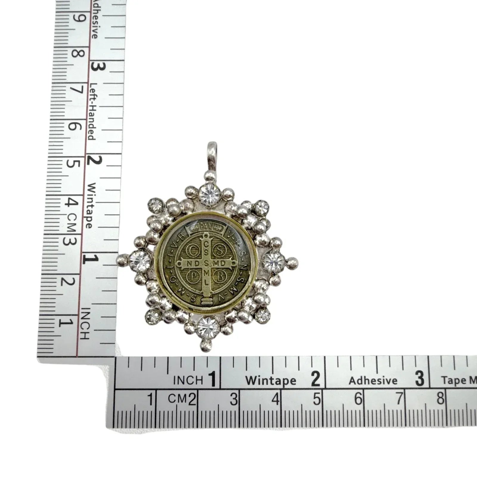 VIRGINS SAINTS & ANGELS VSA Cloister San Benito Medallion in Silver - flyKAMP