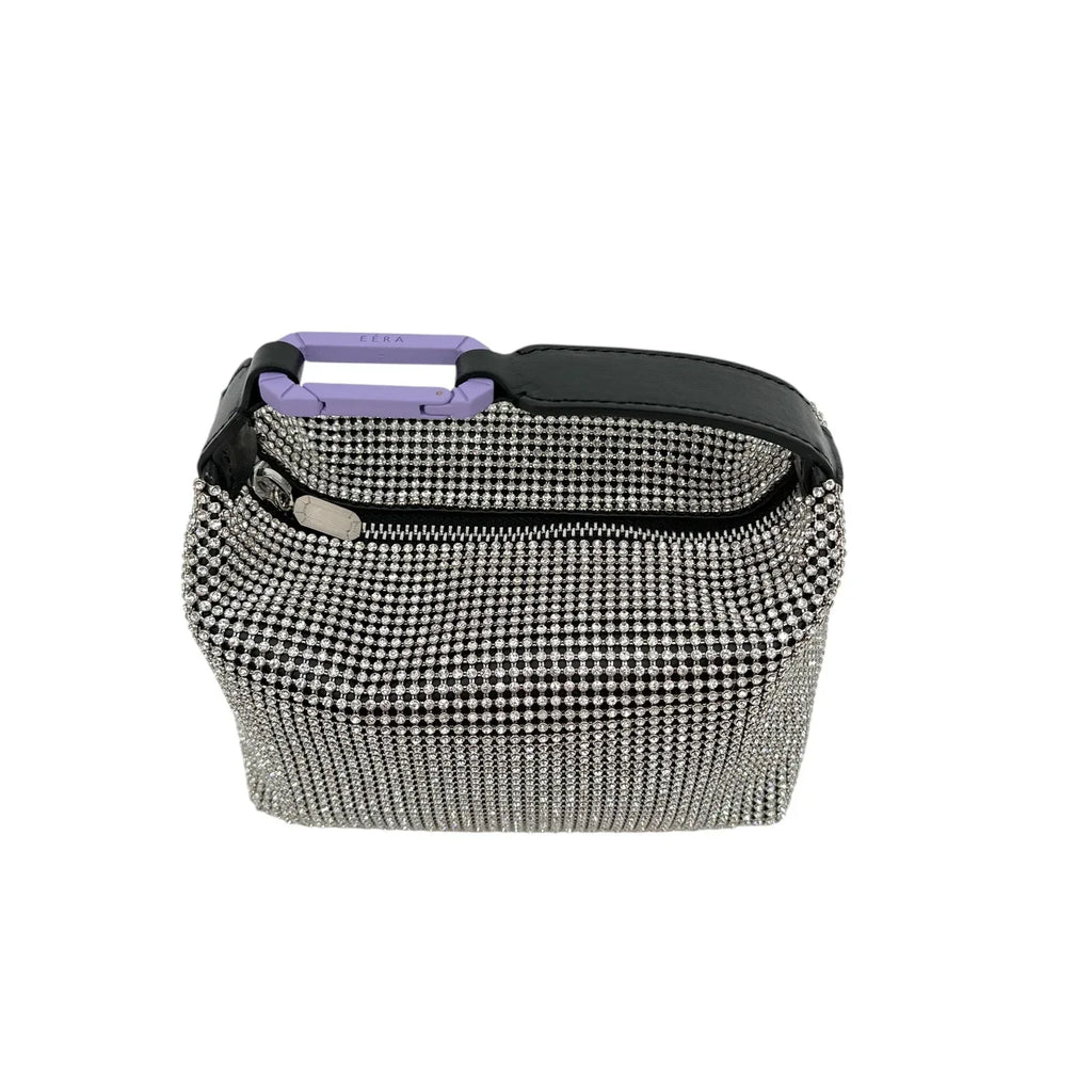 EERA Moon Bag Crystal Mesh with Lilac Snap Hook - flyKAMP