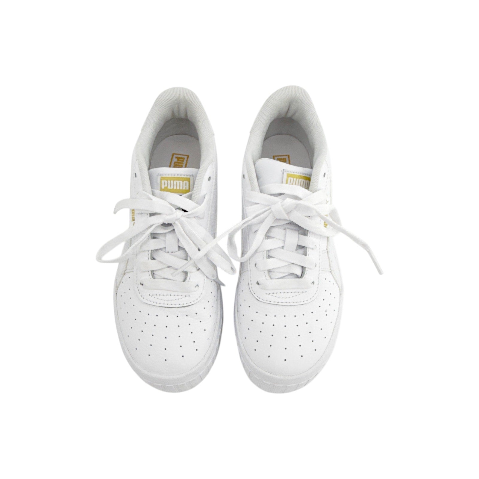 PUMA Cali Wedge Sneakers in White 6.5 PUMA