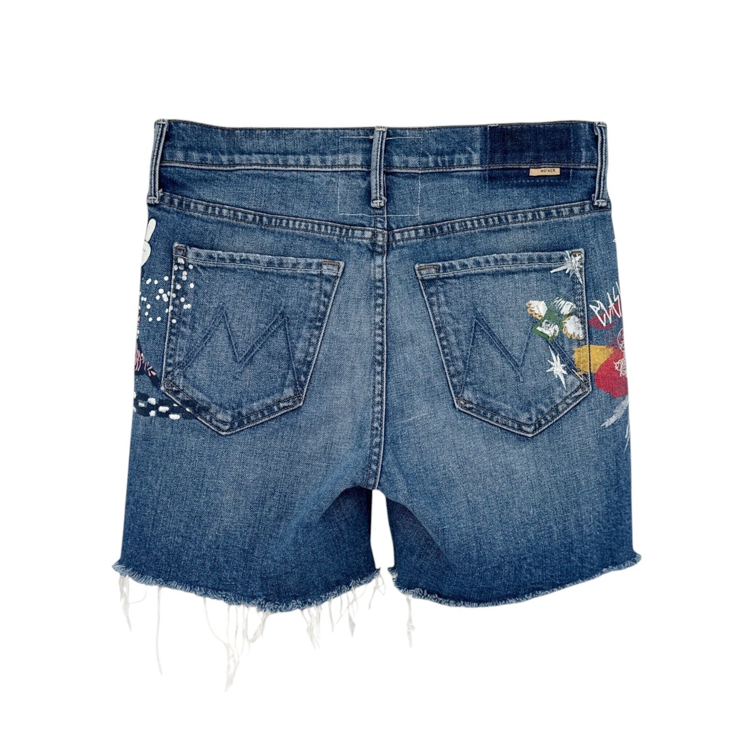 MOTHER The Vagabond Cuffed Shorts in Spooky Voodoo 25 Mother