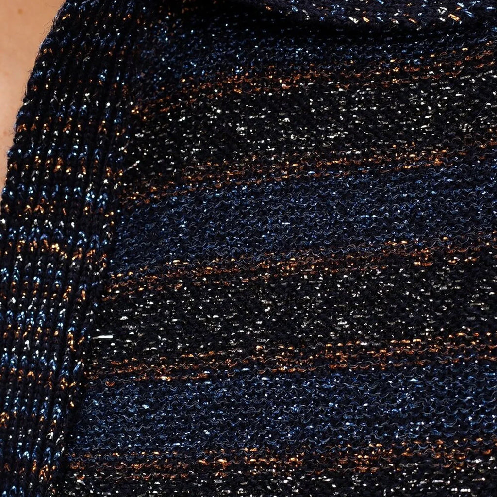 CHLOE Lurex Polo Sweater M - flyKAMP
