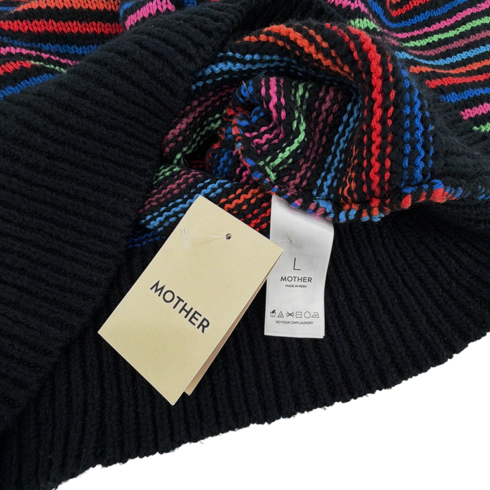 MOTHER The Powder Puff Sweater in Lite Bright L Mother