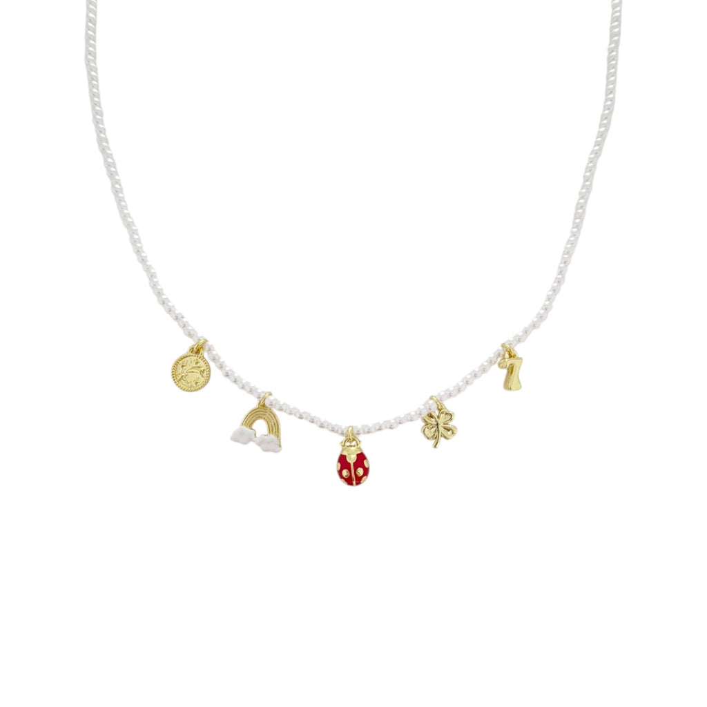GORJANA Lucky Mini Charm Necklace Gorjana