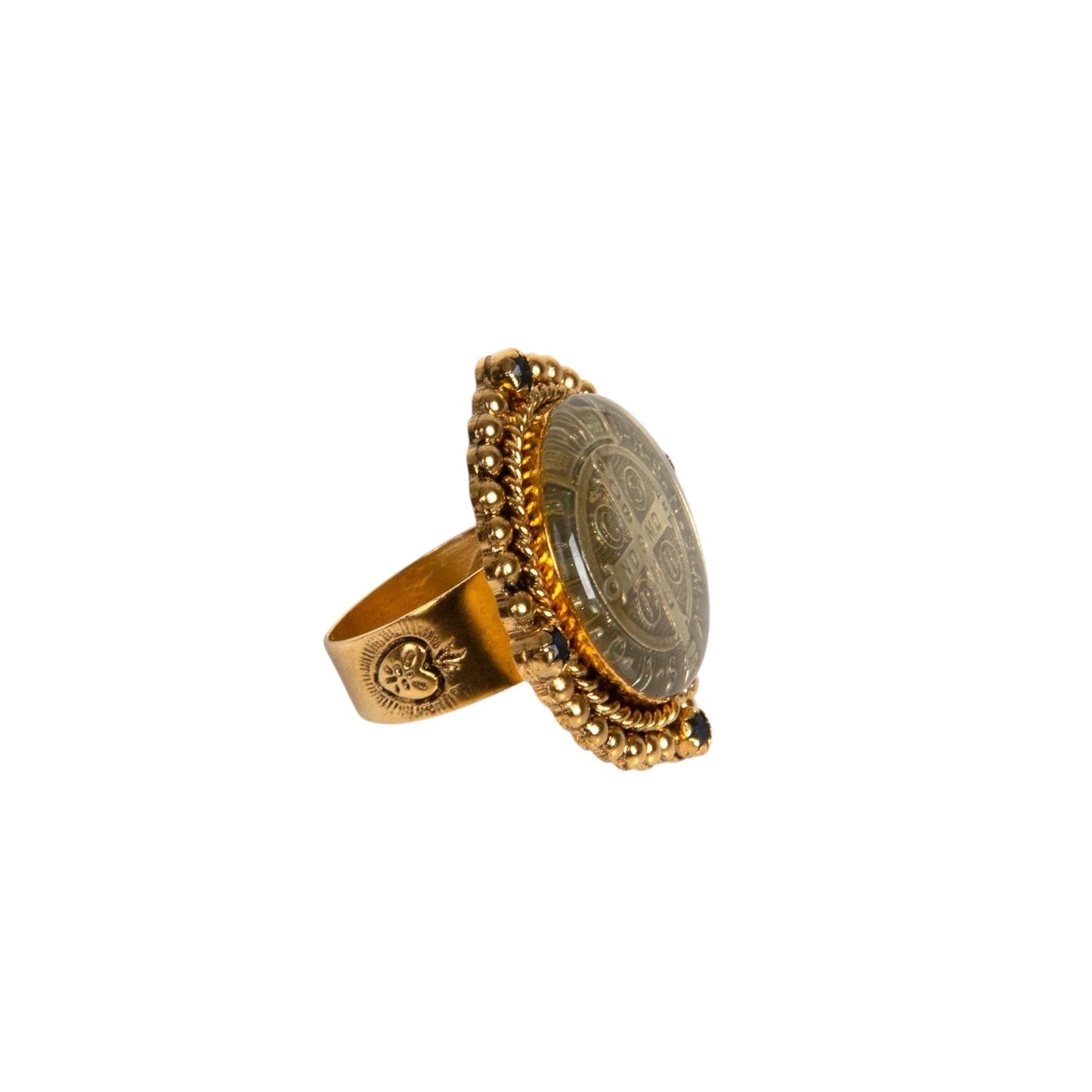 VIRGINS SAINTS & ANGELS VSA Grande San Benito Ring Gold Size 7