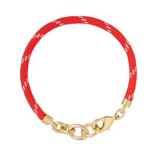 ROXANNE ASSOULIN The Cord Charm Bracelet in Red