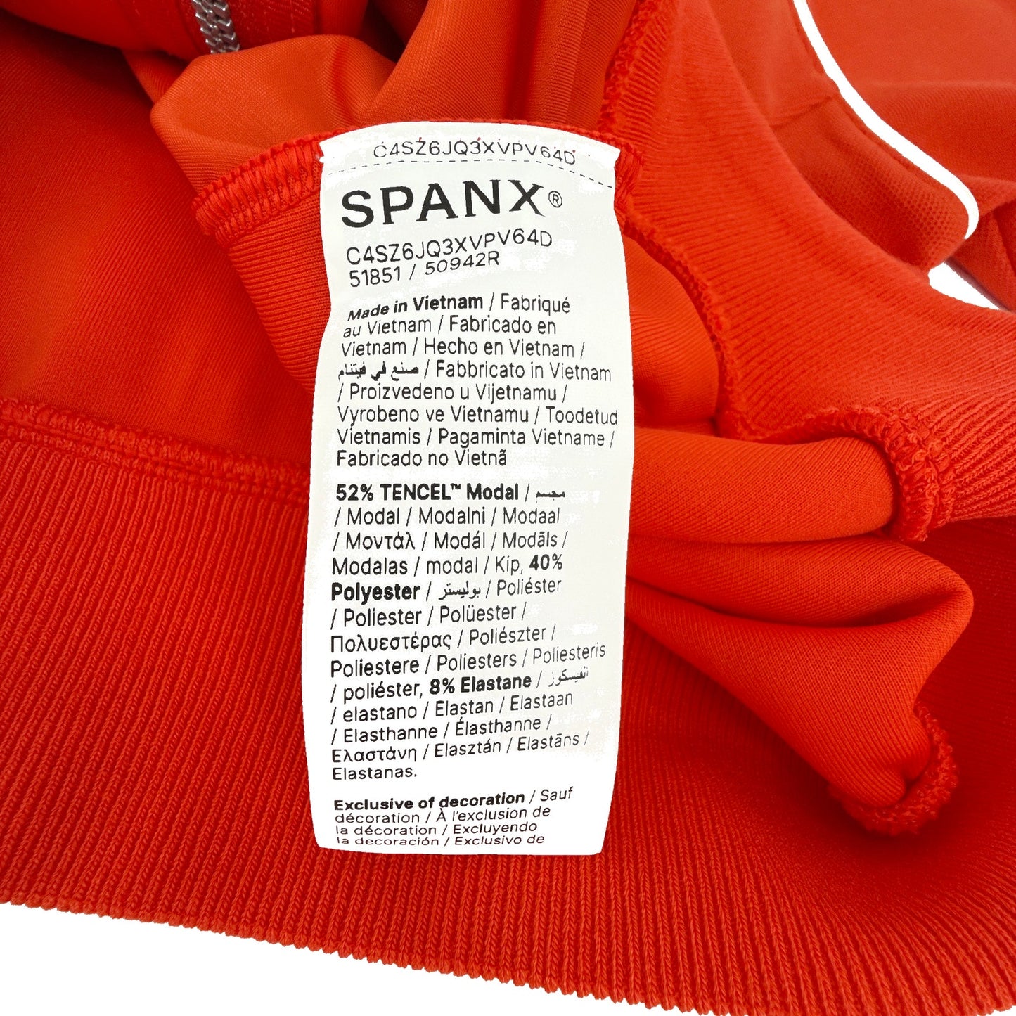 SPANX AirEssentials® Pique Full Zip Track Jacket in Poppy S
