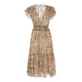 ULLA JOHNSON Cicely Silk Blend Dress in Ivory 0 - flyKAMP