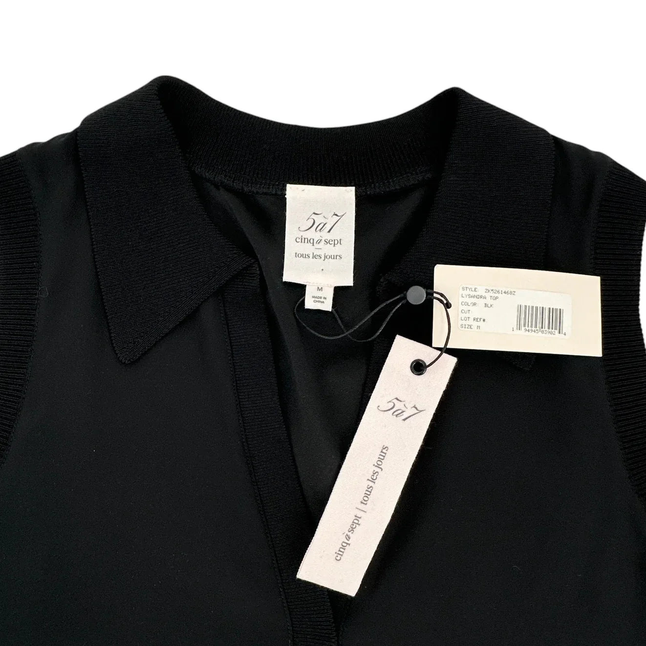 CINQ A SEPT Lysandra Silk Top M - flyKAMP