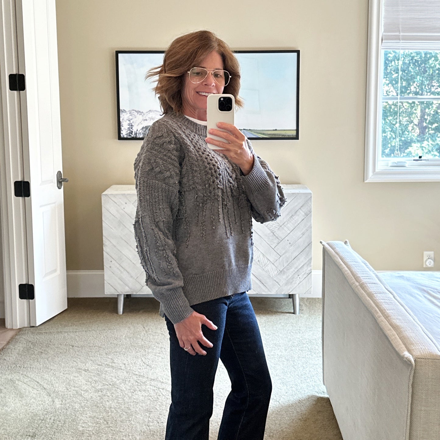 LA LIGNE Allan Sweater in Grey S